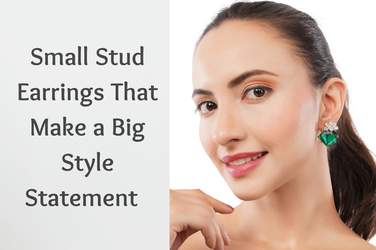 small stud earrings that make a big style statement