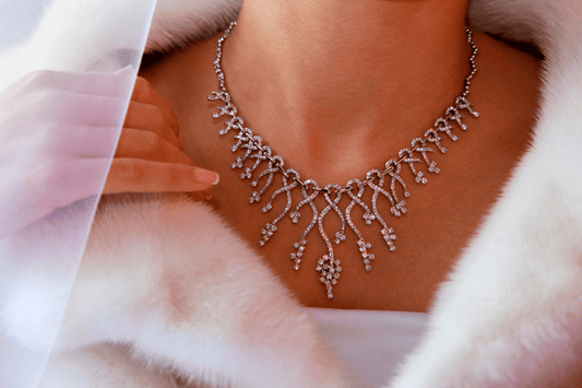 American diamond necklace-clustertrend