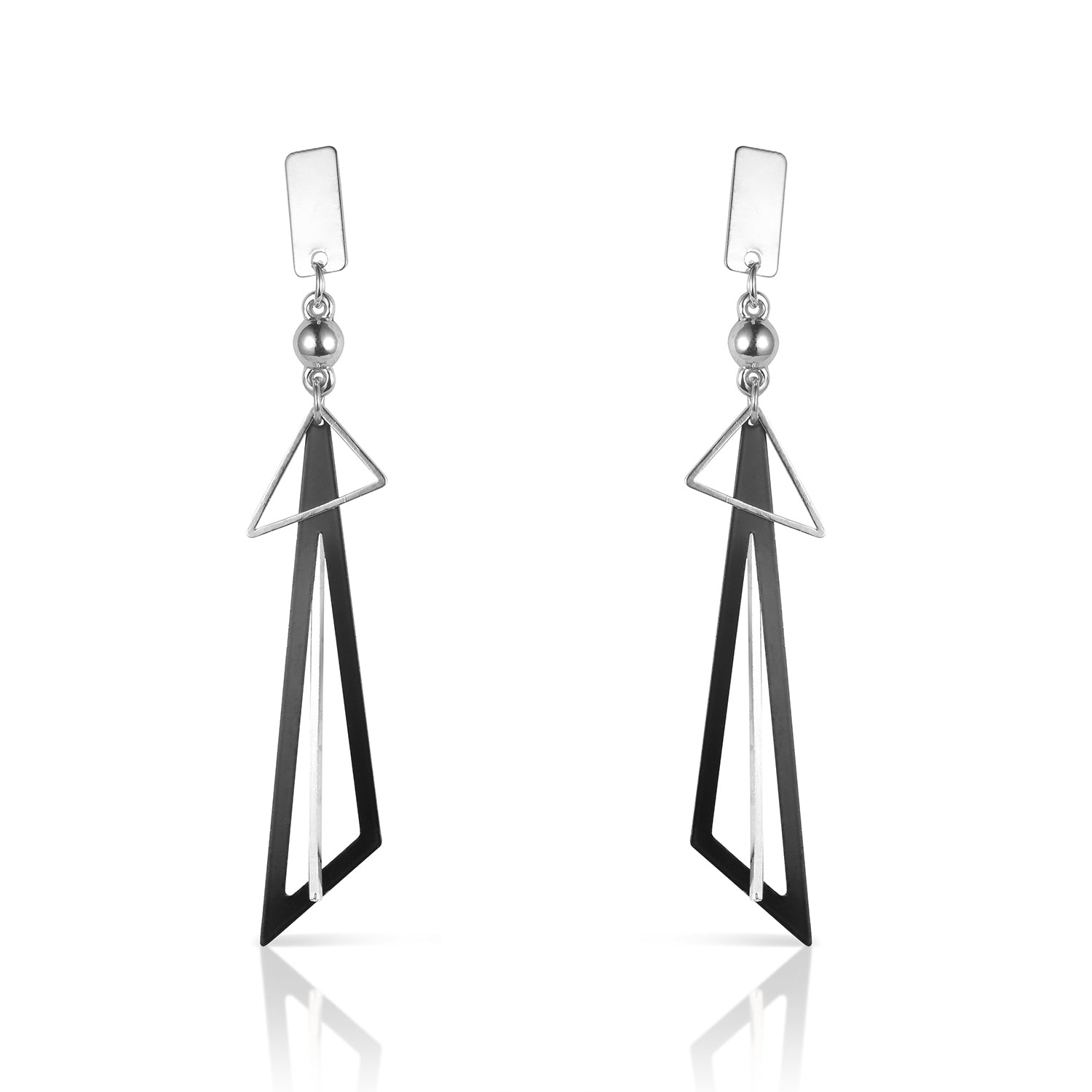 long tassel earrings for women white background