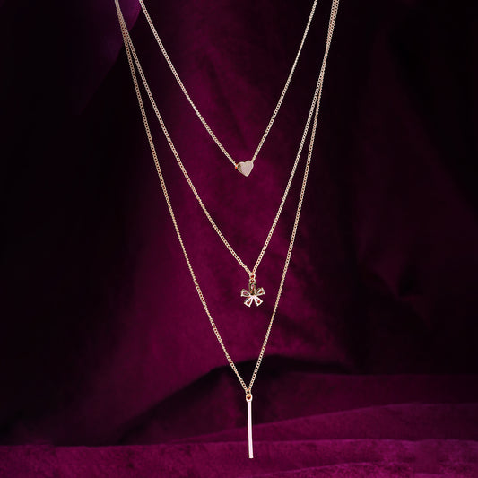 Stylish Multi Layered  Stunning Necklace for Women
